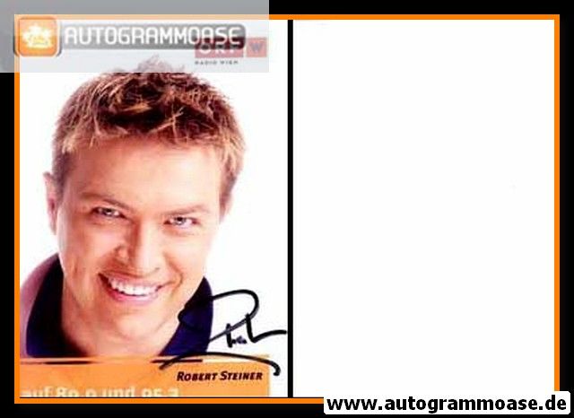 Autogramm Radio | ORF W | Robert STEINER | 2010er (Portrait Color) 