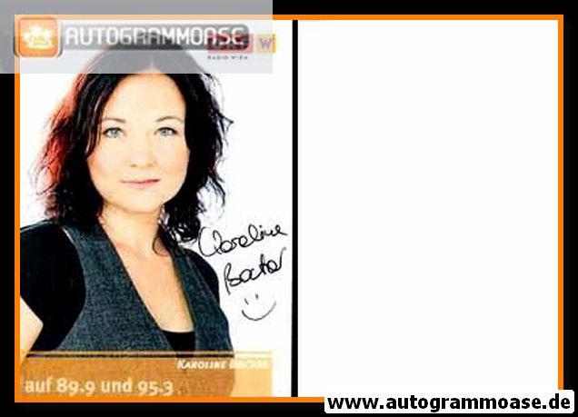 Autogramm Radio | ORF W | Karoline BOCTOR | 2010er (Portrait Color) 