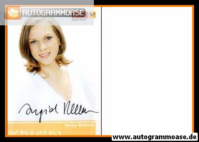 Autogramm Radio | ORF W | Ingrid REHUSCH | 2010er (Portrait Color) 