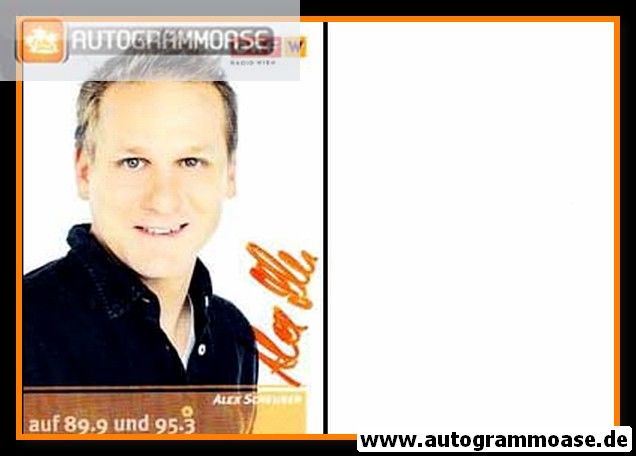 Autogramm Radio | ORF W | Alex SCHEURER | 2010er (Portrait Color) 