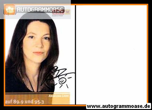 Autogramm Radio | ORF W | Angelika LANG | 2010er (Portrait Color) 