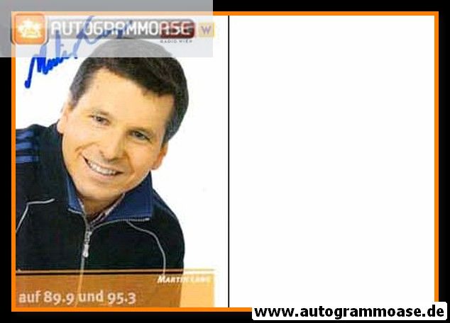 Autogramm Radio | ORF W | Martin LANG | 2010er (Portrait Color) 