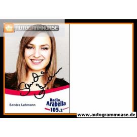 Autogramm Radio | Arabella | Sandra LEHMANN | 2000er (Portrait Color)