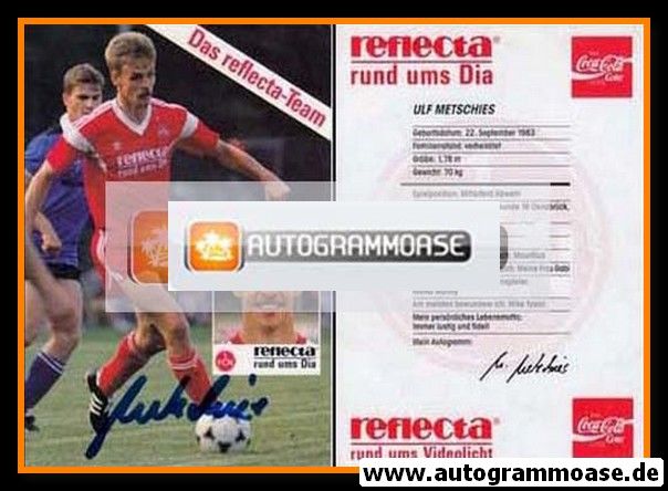 Autogramm Fussball | 1. FC Nürnberg | 1990 | Ulf METSCHIES