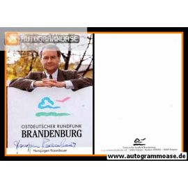Autogramm Radio | ORB | Hansjürgen ROSENBAUER | 2000er (Portrait Color) Gueffroy