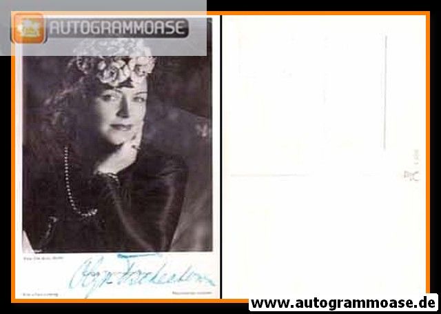 Autogramm Schauspieler | Olga TSCHECHOWA | 1940er (Portrait SW) FFV A3598-1