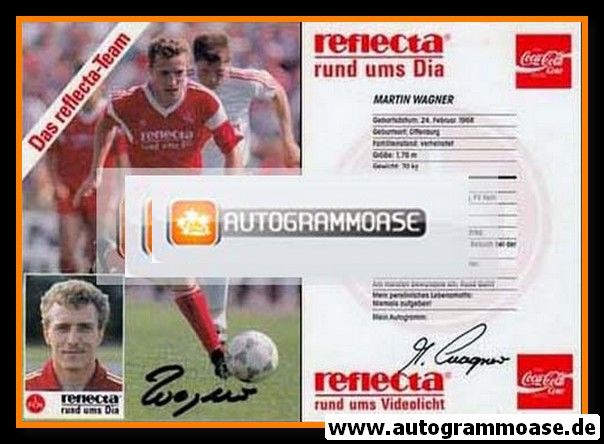 Autogramm Fussball | 1. FC Nürnberg | 1990 | Martin WAGNER