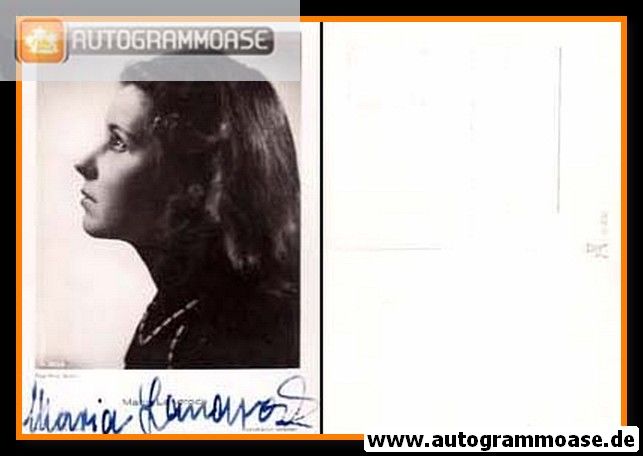 Autogramm Schauspieler | Maria LANDROCK | 1940er (Portrait SW) FFV A3652-1