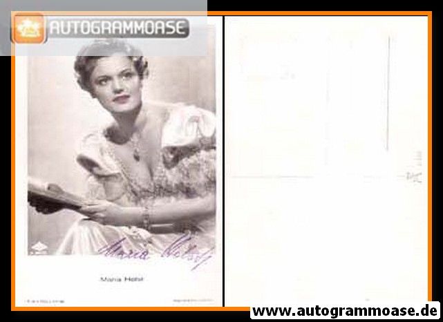 Autogramm Schauspieler | Maria HOLST | 1940er (Portrait SW) FFV A3607-1