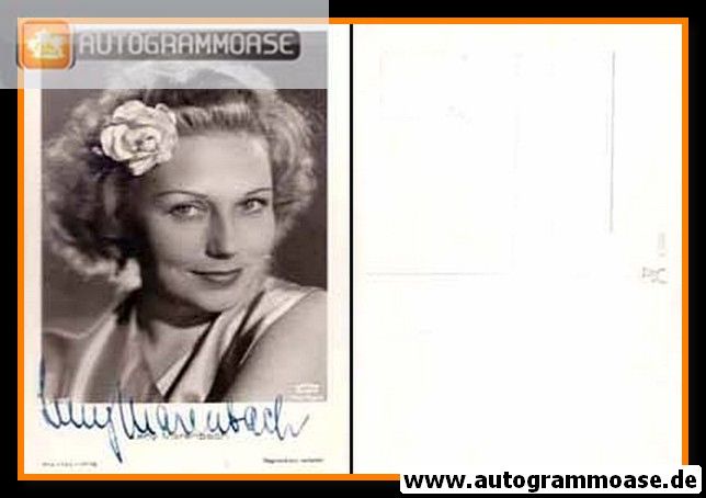 Autogramm Schauspieler | Leny MARENBACH | 1940er (Portrait SW) FFV A3379-1