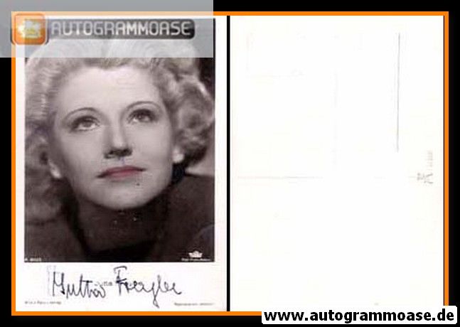 Autogramm Schauspieler | Jutta FREYBE | 1940er (Portrait SW) FFV A3594-1