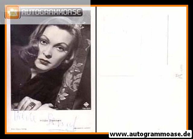 Autogramm Schauspieler | Hilde SESSAK | 1940er (Portrait SW) FFV A3580-1