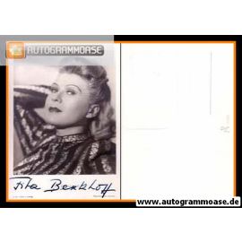 Autogramm Schauspieler | Fita BENKHOFF | 1940er (Portrait SW) FFV A3566-1