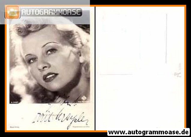 Autogramm Schauspieler | Dorit KREYSLER | 1940er (Portrait SW) Ross A3133-1