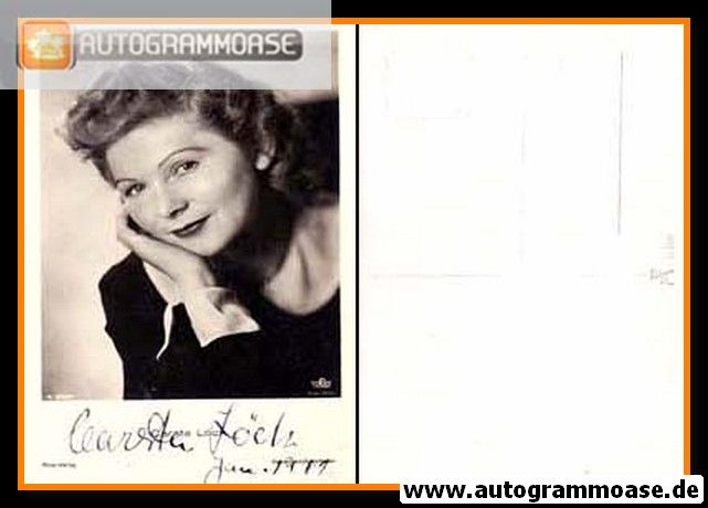Autogramm Schauspieler | Carsta LÖCK | 1940er (Portrait SW) Ross A3246-1