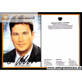 Autogramm Politik | CDU | Christian VON STETTEN | 2000er (Portrait Color) 2