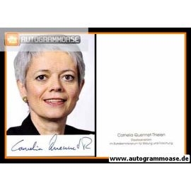 Autogramm Politik | CDU | Cornelia QUENNET-THIELEN | 2010er (Portrait Color)