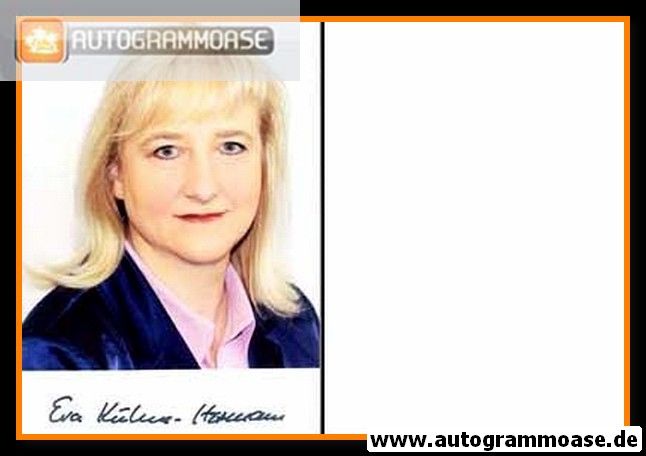 Autogramm Politik | CDU | Eva KÜHNE-HÖRMANN | 2000er (Portrait Color) 