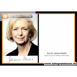 Autogramm Politik | CDU | Johanna WANKA | 2010er (Portrait Color) 2