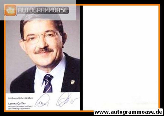 Autogramm Politik | CDU | Lorenz CAFFIER | 2010er (Portrait Color) 1