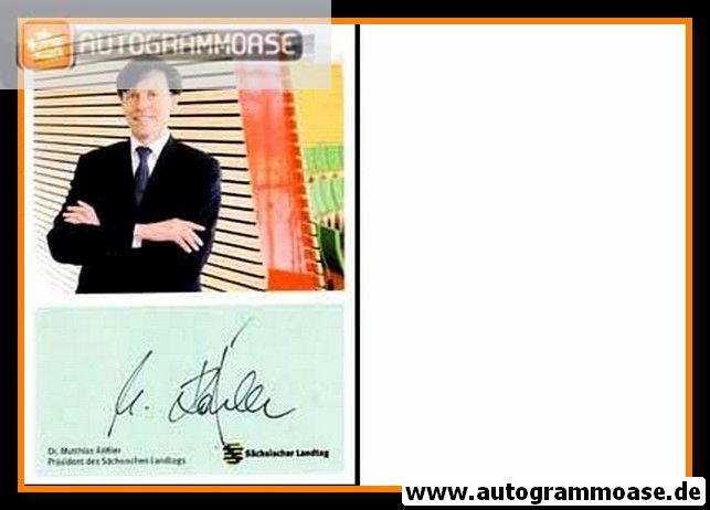 Autogramm Politik | CDU | Matthias RÖSSLER | 2010er (Portrait Color) 1