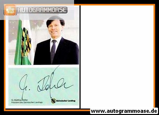Autogramm Politik | CDU | Matthias RÖSSLER | 2010er (Portrait Color) 2