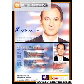 Autogramm Politik | CDU | Michael BODDENBERG | 2010er (Lebenslauf)