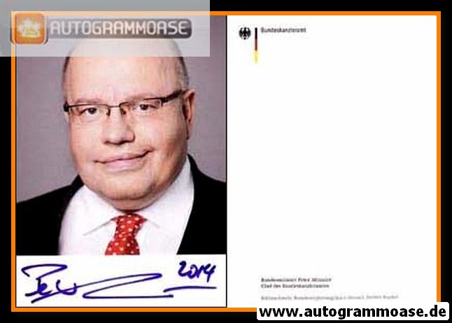 Autogramm Politik | CDU | Peter ALTMAIER | 2010er (Portrait Color)