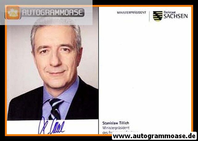 Autogramm Politik | CDU | Stanislaw TILLICH | 2010er (Portrait Color)