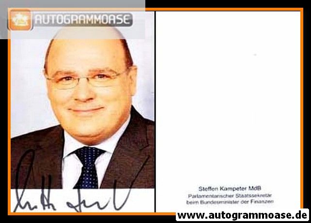 Autogramm Politik | CDU | Steffen KAMPETER | 2010er (Portrait Color)