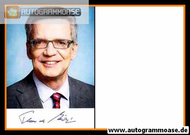 Autogramm Politik | CDU | Thomas DE MAIZIERE | 2010er (Portrait Color) 2