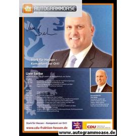 Autogramm Politik | CDU | Uwe SERKE | 2010er (Lebenslauf)