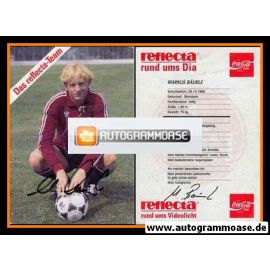 Autogramm Fussball | 1. FC Nürnberg | 1991 | Markus BÄURLE