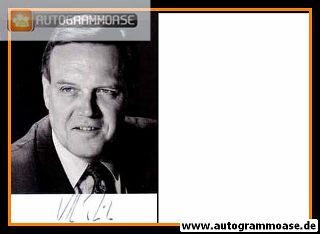 Autogramm Politik | CDU | Volker RÜHE | 1990er Foto (Portrait SW)