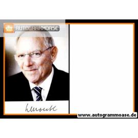 Autogramm Politik | CDU | Wolfgang SCHÄUBLE | 2010er (Portrait Color)