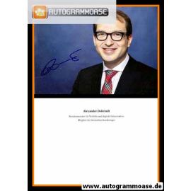 Autogramm Politik | CSU | Alexander DOBRINDT | 2010er (Portrait Color)