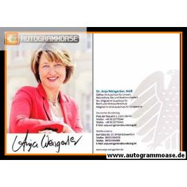 Autogramm Politik | CSU | Anja WEISGERBER | 2010er (Portrait Color)