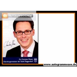 Autogramm Politik | CSU | Christian MOSER | 2010er (Portrait Color)