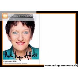 Autogramm Politik | CSU | Inge AURES | 2010er (Portrait Color) 2