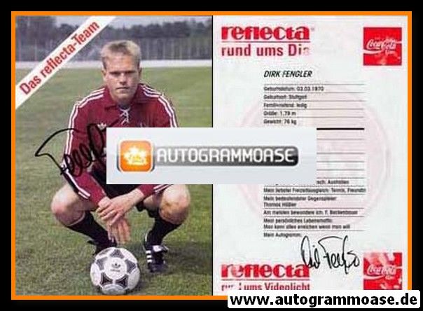 Autogramm Fussball | 1. FC Nürnberg | 1991 | Dirk FENGLER