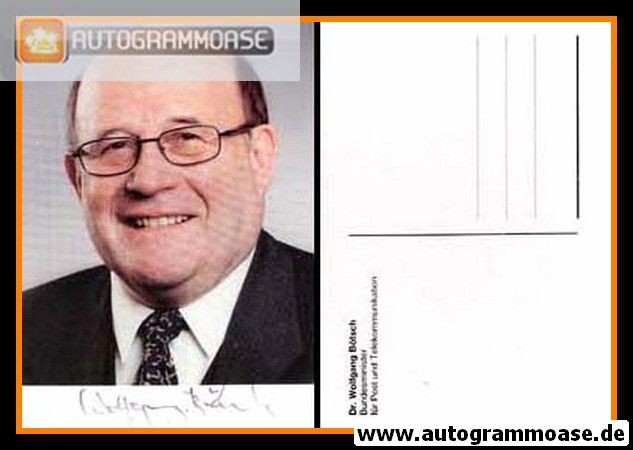 Autogramm Politik | CSU | Wolfgang BÖTSCH | 2000er (Portrait Color)