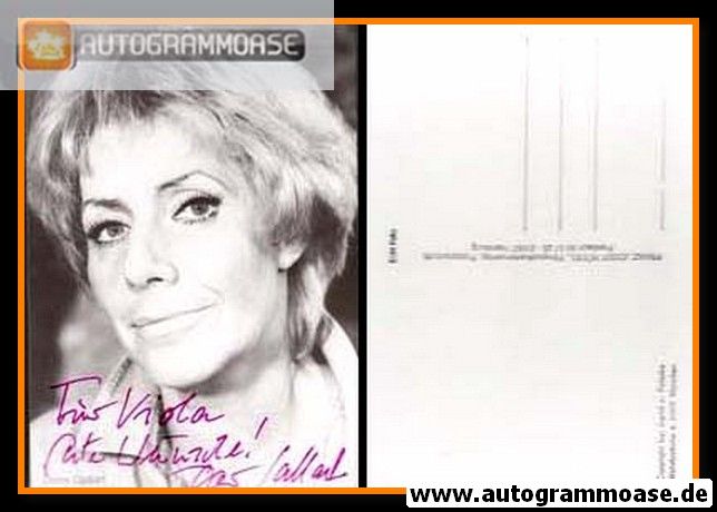 Autogramm Schauspieler | Doris GALLART | 1970er (Portrait SW Rüdel) Paleske