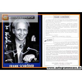 Autogramm Schauspieler | Frank SCHRÖDER | 1990er (Portrait SW) Atlantis