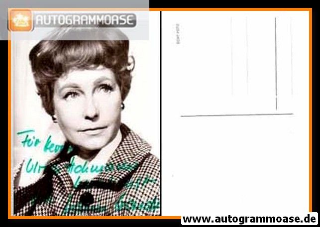 Autogramm Schauspieler | Karin HARDT | 1970er (Portrait SW)