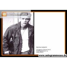 Autogramm Schauspieler | Matthias KOEBERLIN | 2000er (Portrait SW) Vonk