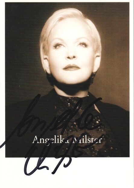 Autogramm Schlager | Angelika MILSTER | 2002 "Milster." (Portrait SW EMI)