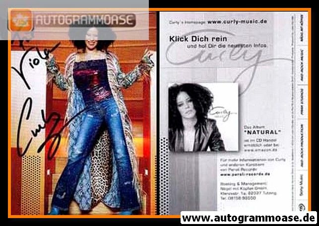 Autogramm Pop | CURLY | 2006 "Natural" (Portrait Color) 1