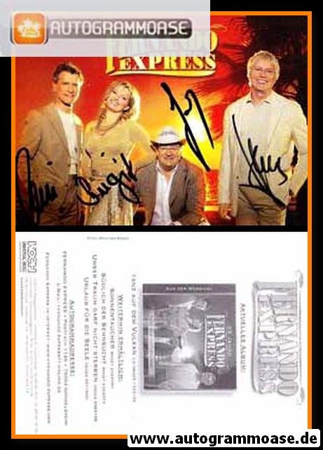 Autogramme Schlager | FERNANDO EXPRESS | 2006 "Tanz Auf Dem Vulkan" (Koch)