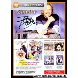 Autogramm Schlager | Frank ZANDER | 2008 "Zanders Zorn" (Portrait Color CD)
