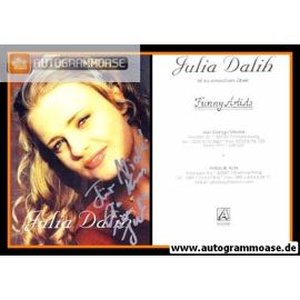 Autogramm Schlager | Julia DALIH | 2000er (Portrait Color)